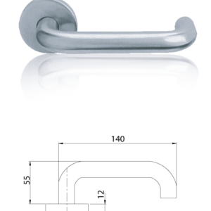 มือจับก้านโยกสแตนเลสกลวง