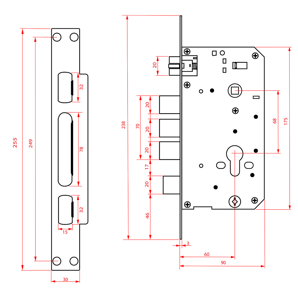 DIGITAL DOOR LOCK รุ่น F8-TYB - Colt Plus